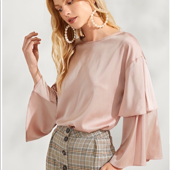 Dusty Rose Solid Tunic Tee - Picture 2 of 4